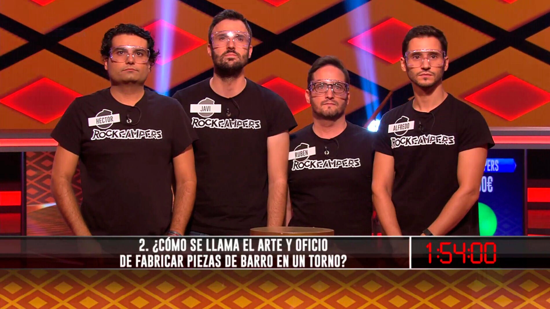  El equipo vallisoletano se ha quedado a cuatro preguntas de llevarse el bote de la semana de campeones. Tras superar a los 'Agricultura' en la &uacute;ltima prueba antes de la ronda final en la que alcanzaron los 6.500 euros, las plagas de Egipto han dejado a los 'Rockcampers' apunto de llevarse el bote. 