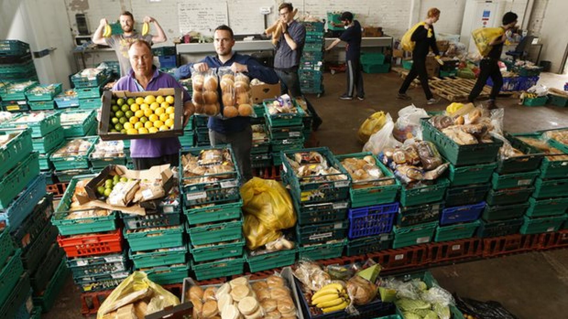 El supermercado de sobras en Leeds, Gran Breta&ntilde;a
