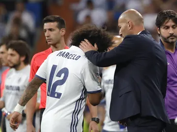 Marcelo se retira por lesión ante el Villarreal Marcelo se retira por lesión ante el Villarreal