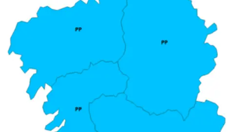 Mapa de Galicia. Coronavirus. Desescalada. Normalidad Mapa de Galicia. Coronavirus. Desescalada. Normalidad