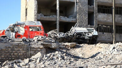 Más de 70 muertos y al menos 40 edificios destruidos por los bombardeos aéreos sobre Alepo