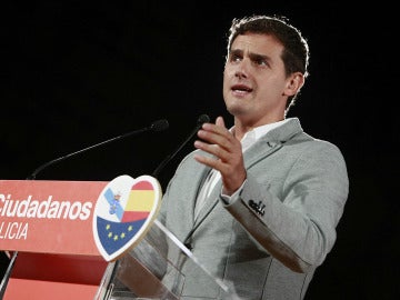 Albert Rivera, en un acto electoral