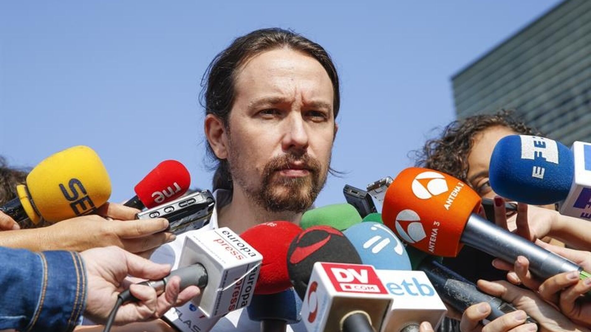 El l&iacute;der de Podemos, Pablo Iglesias