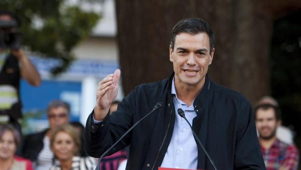 Pedro Sánchez en la Fiesta de la Rosa