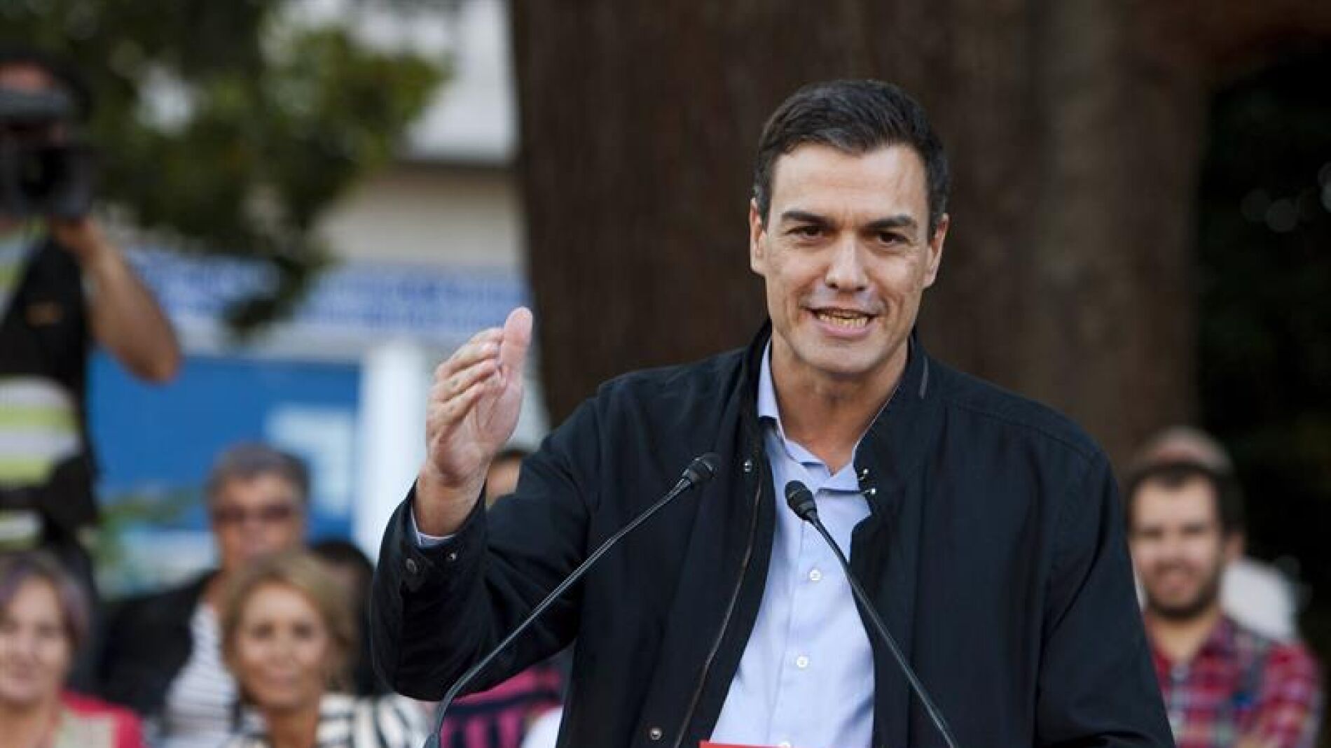 Pedro S&aacute;nchez en la Fiesta de la Rosa