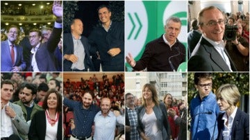 Candidatos elecciones Galicia y País Vasco