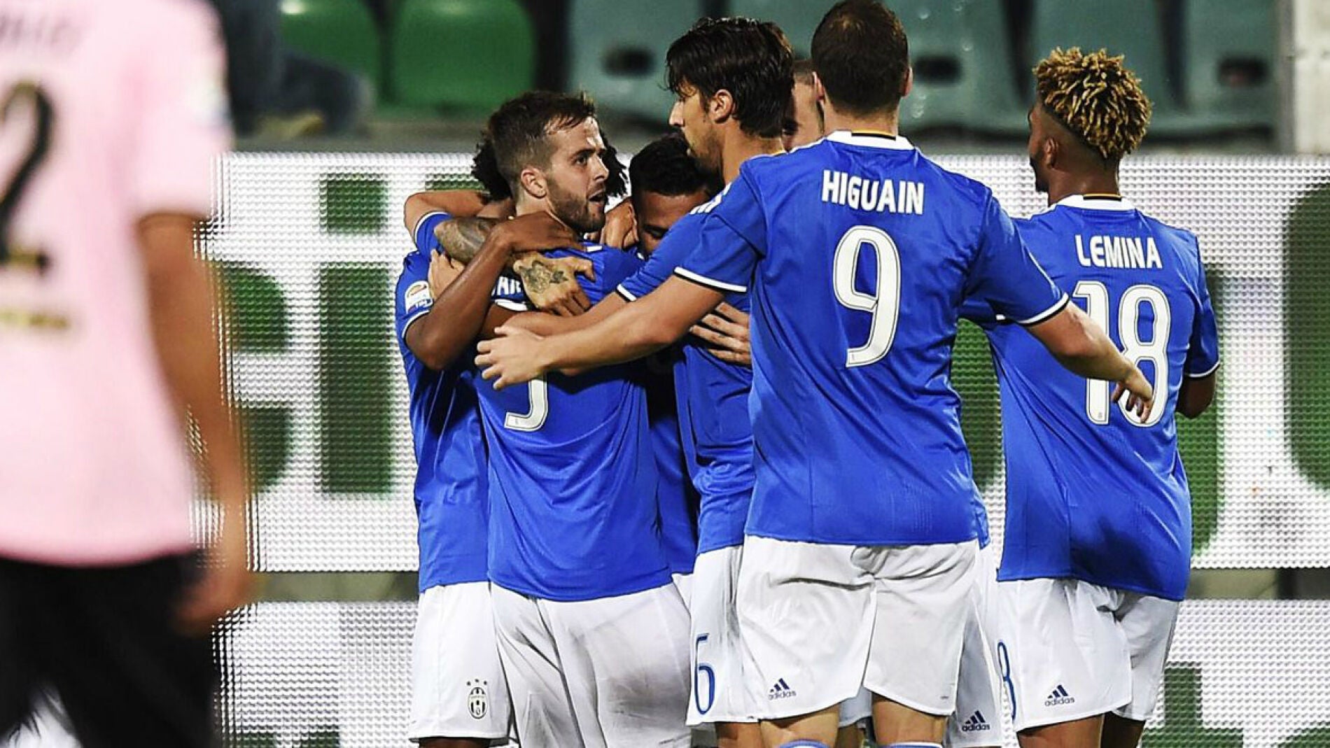 La Juventus celebra un gol