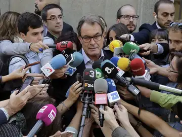El expresidente de la Generalitat Artur Mas El expresidente de la Generalitat Artur Mas