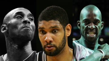 Kobe Bryant, Tim Duncan y Kevin Garnett dicen adiós a la NBA