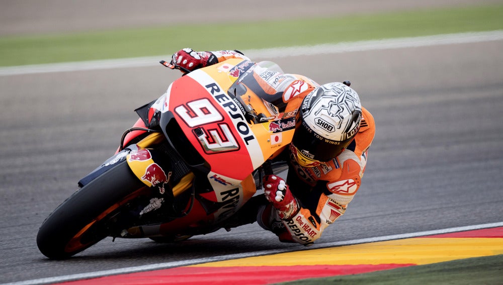Márquez vuelve a ganar en el GP de Aragón