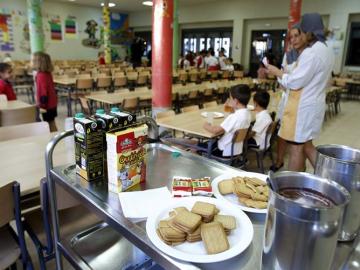 Imagen de archivo de un comedor escolar