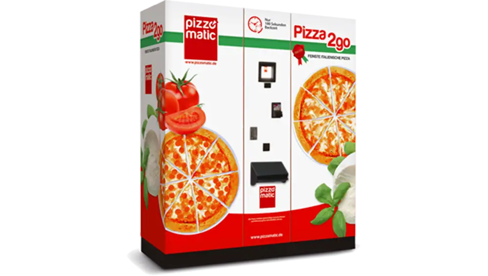Pizzomatic, la máquina de vending de pizzas que hace furor en Alemania.