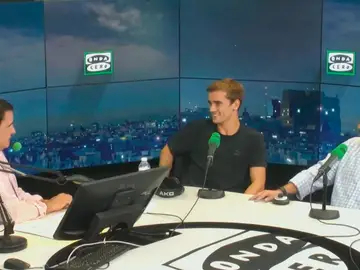 Antoine Griezmann en El Transistor con José Ramón de la Morena Antoine Griezmann en El Transistor con José Ramón de la Morena