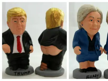 Los 'caganers' de los candidatos a la presidencia de los EEUU Los 'caganers' de los candidatos a la presidencia de los EEUU