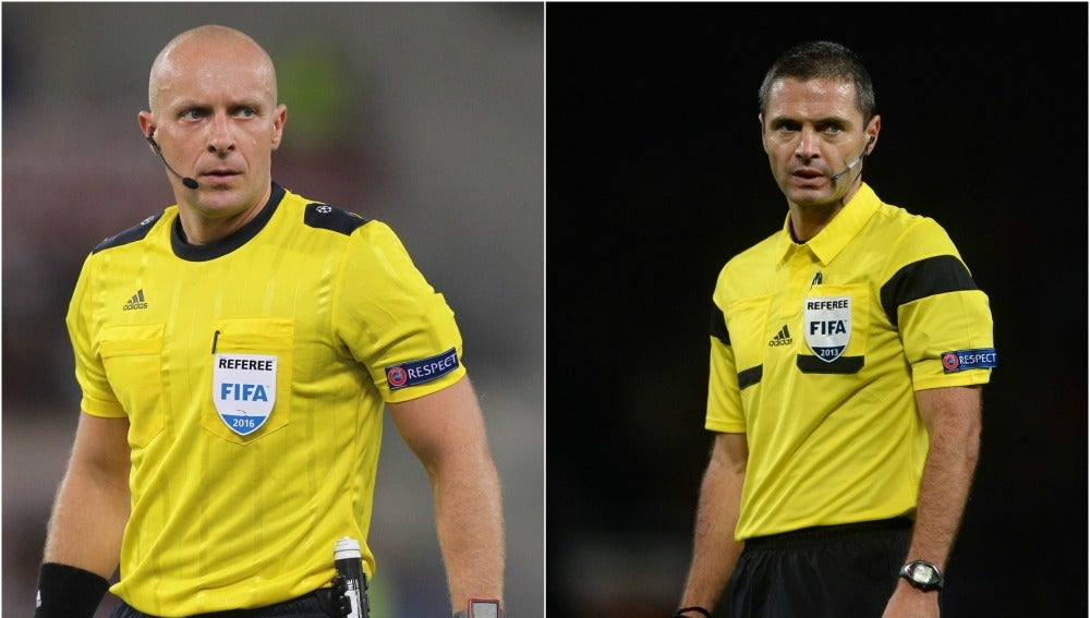 Szymon Marciniak y Damir Skomina