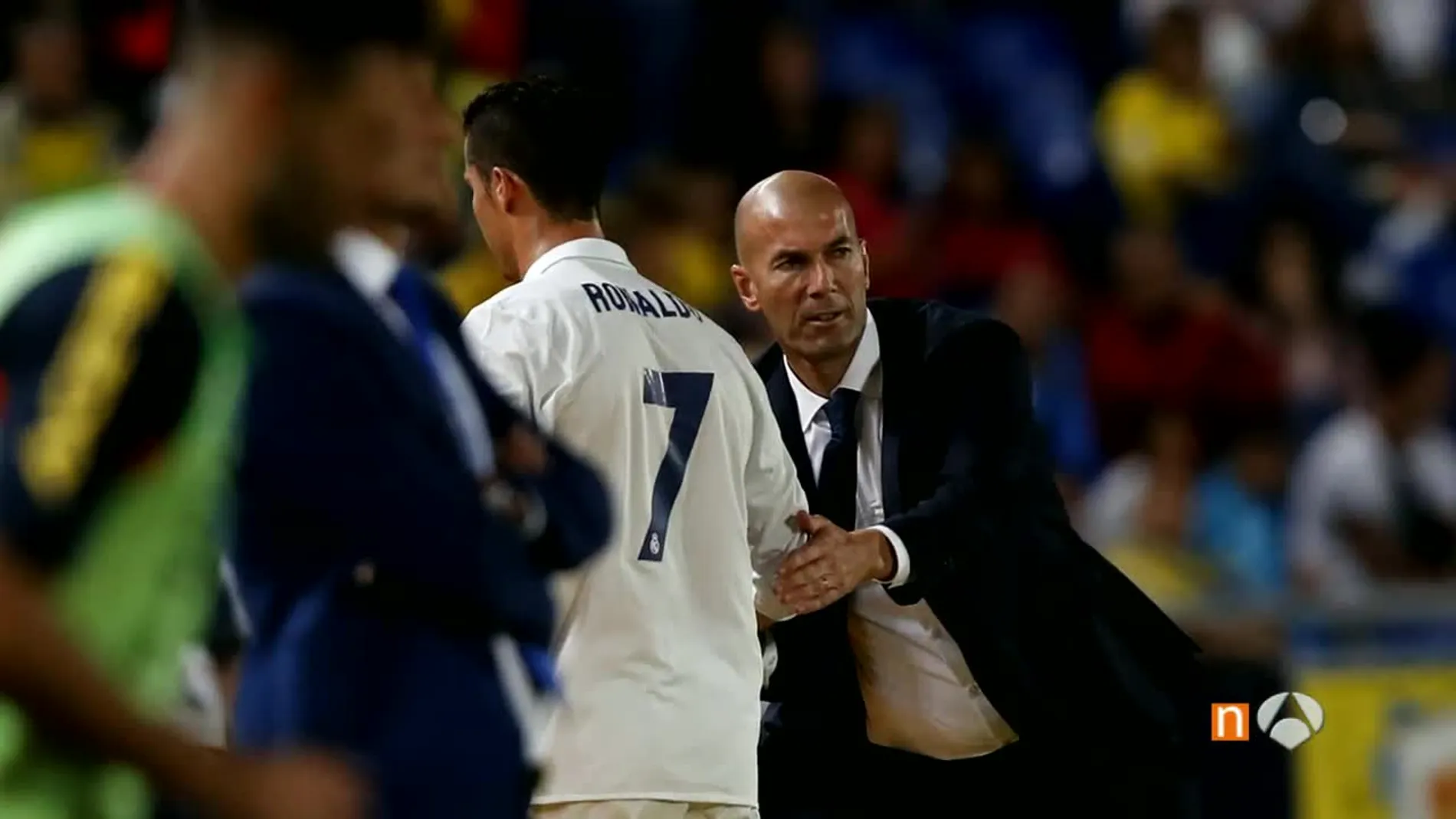 Zidane, tras cambiar a Cristiano Ronaldo