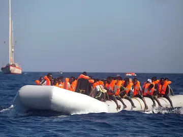 Embarcación Astral de la ONG Proactiva Open Arms Embarcación Astral de la ONG Proactiva Open Arms