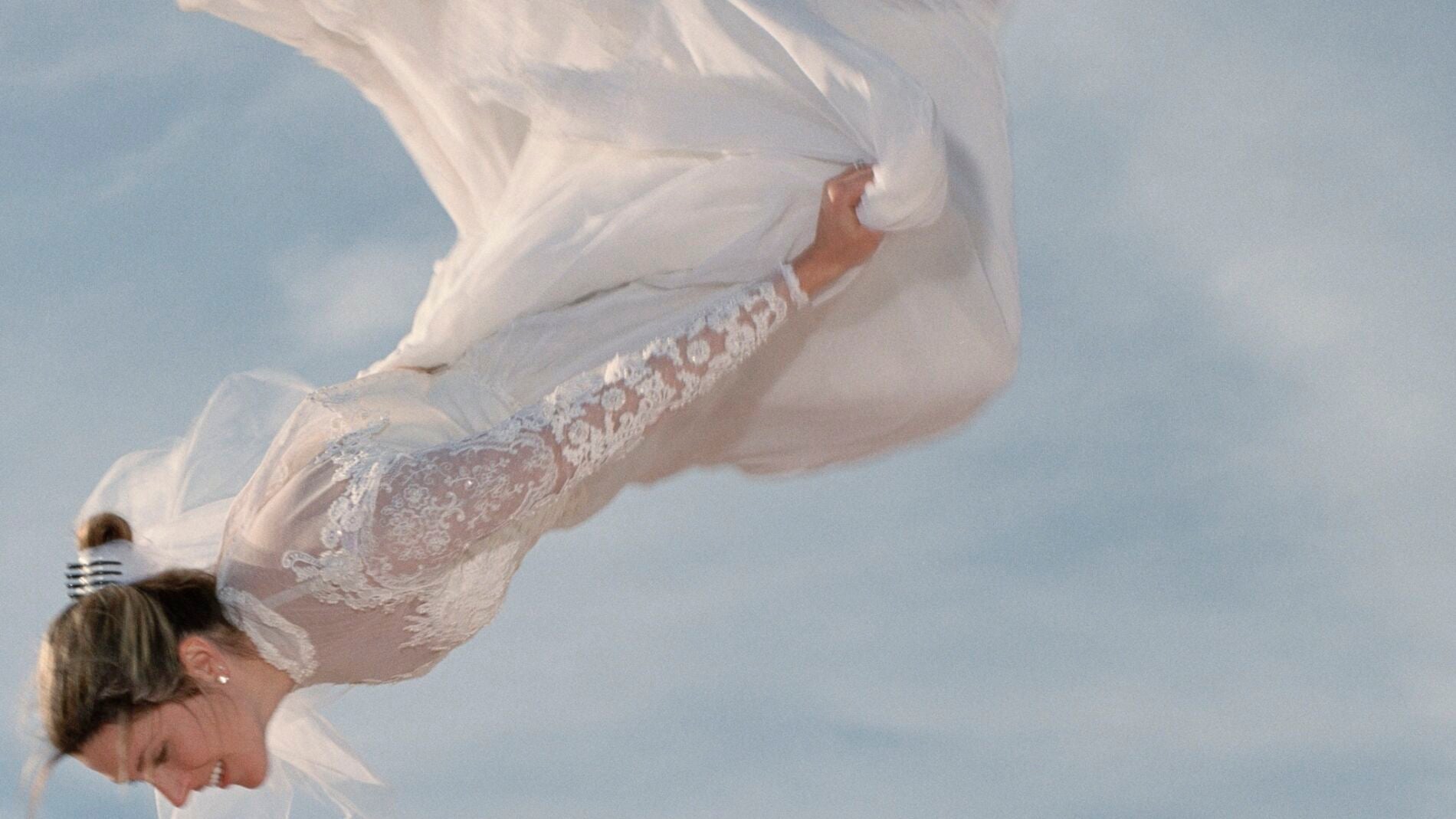 Una novia por los aires