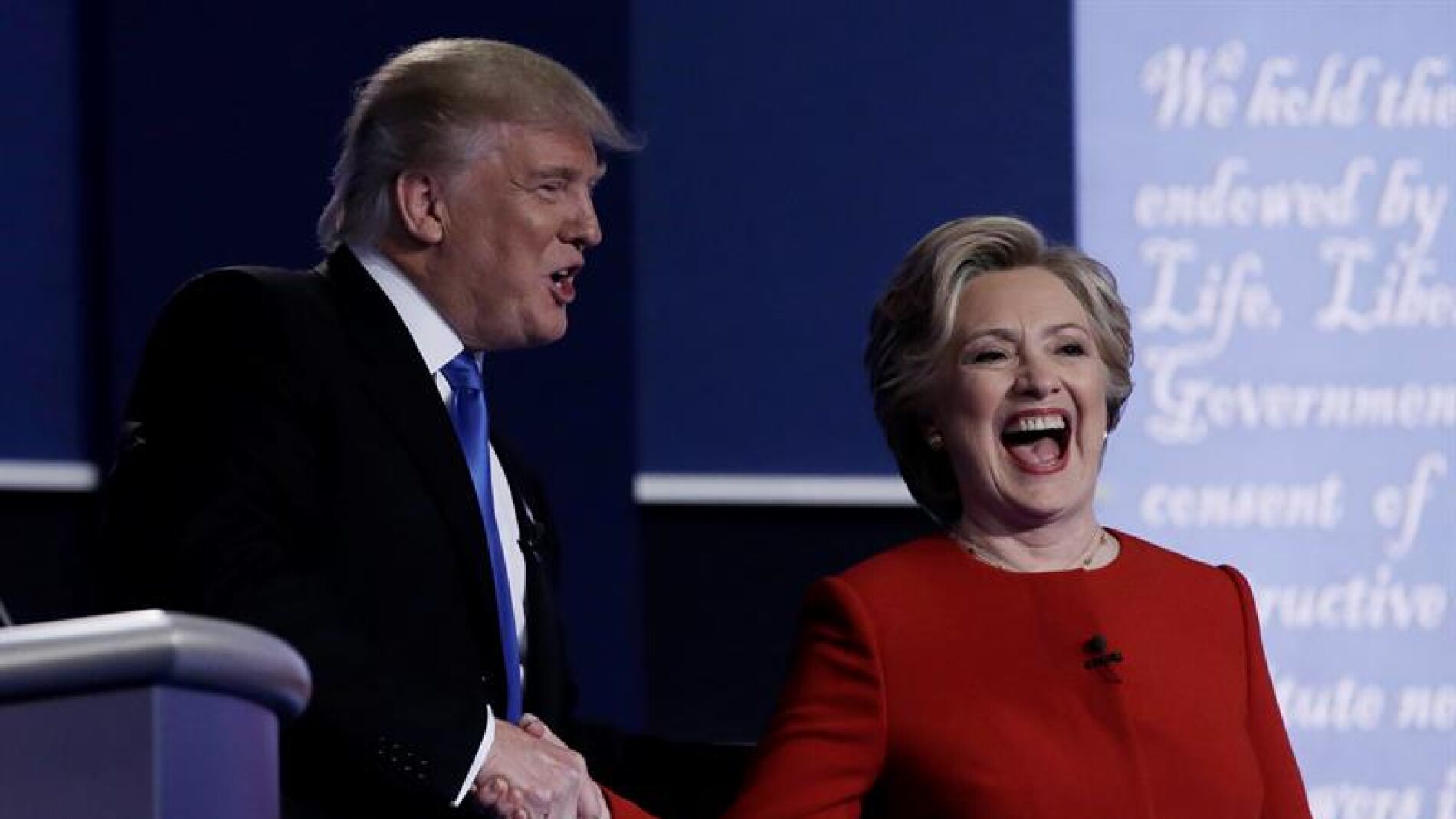 Primer debate de candidatos presidenciales estadounidenses, Donald Trump y Hillary Clinton