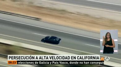 Persecución a alta velocidad de un hombre que amenaza con suicidarse en California