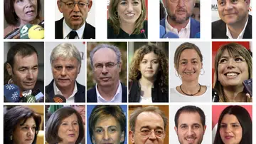 Los 17 críticos del PSOE que han presentado su dimisión Los 17 críticos del PSOE que han presentado su dimisión