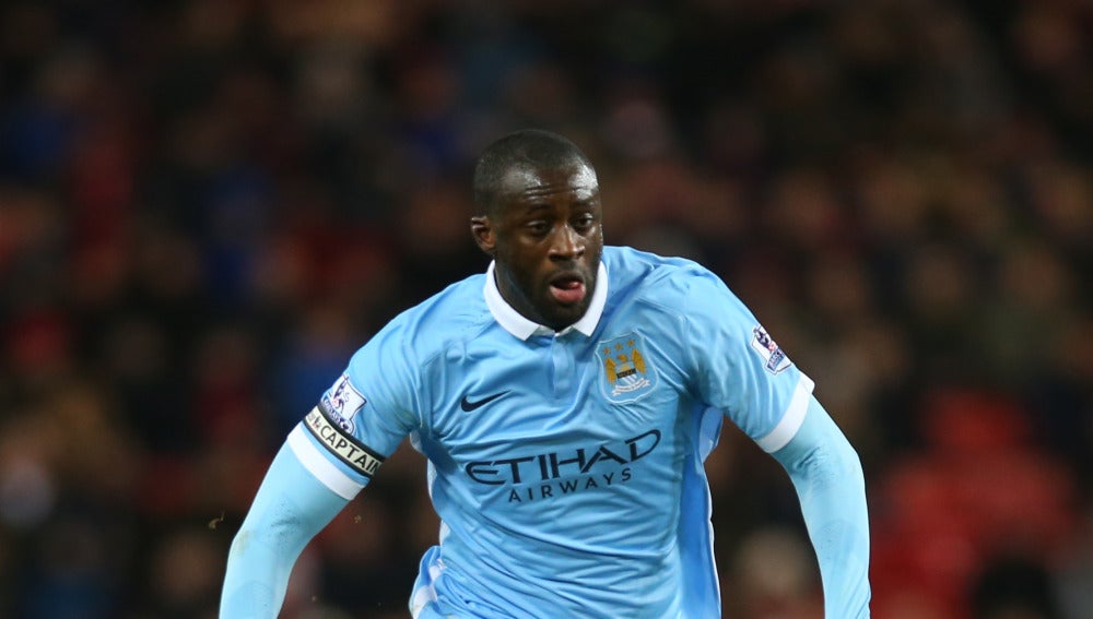Touré Yayá, en uno de sus últimos partidos con el City