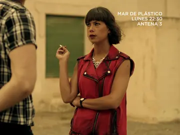 Pilar en 'Mar de plástico' Pilar en 'Mar de plástico'