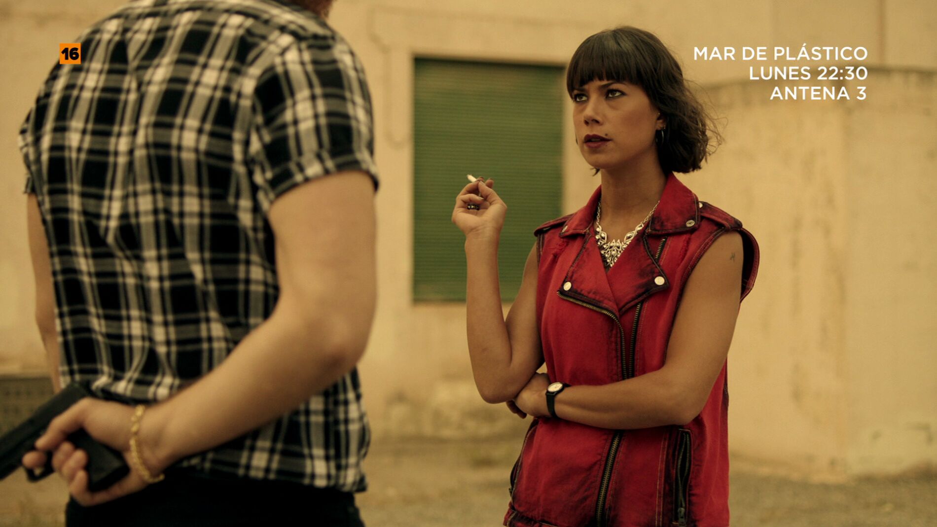 Pilar en 'Mar de pl&aacute;stico'