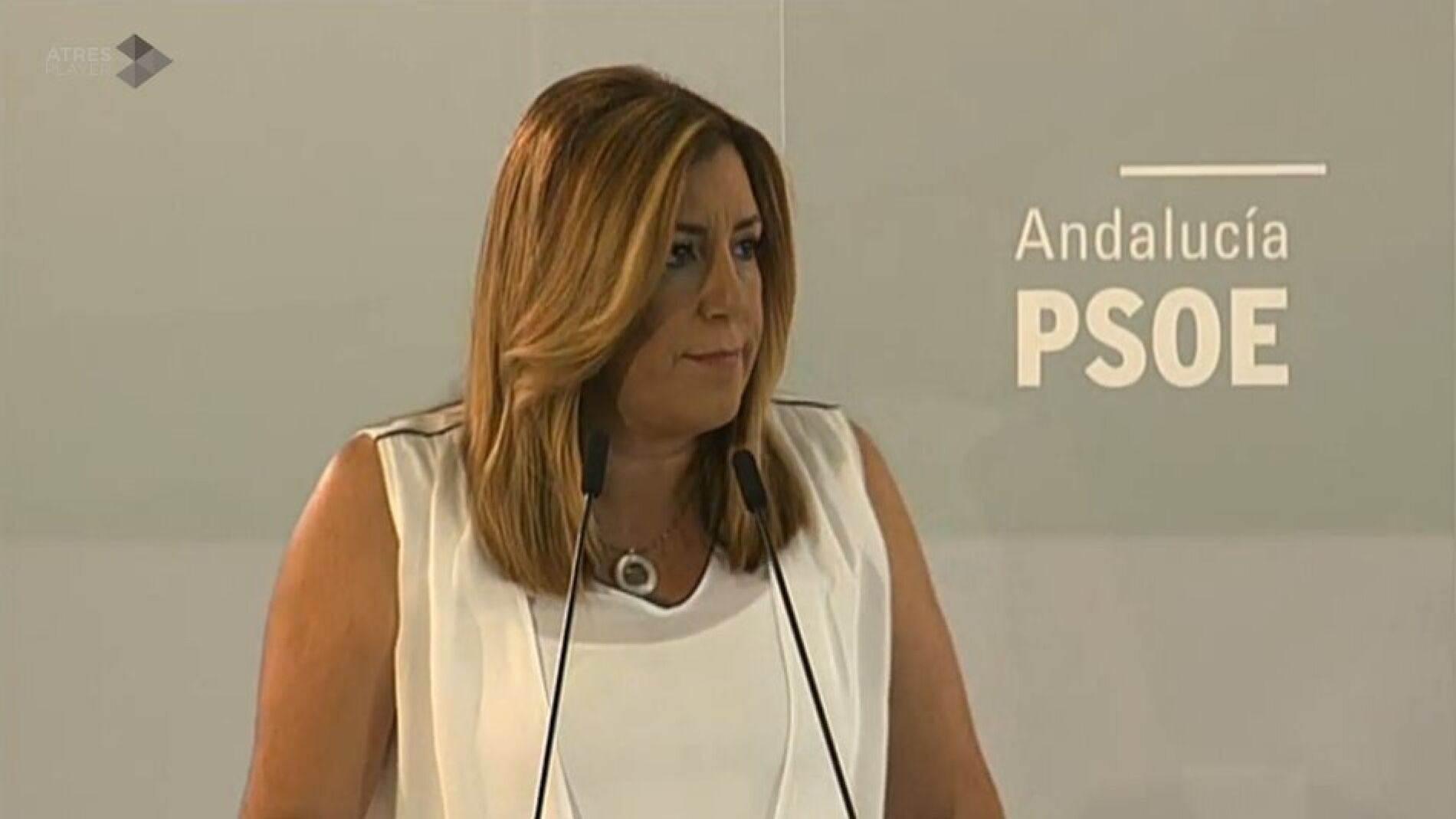 Susana D&iacute;az, tras la reuni&oacute;n de la ejecutiva del PSOE-A