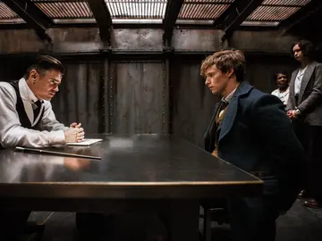 Colin Farrell junto a Eddie Redmayne Colin Farrell junto a Eddie Redmayne