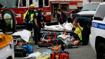 Accidente de tren en Nueva Jersey Accidente de tren en Nueva Jersey