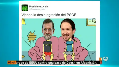 Frame 65.039865 de: La red se llena de memes por la crisis del PSOE Frame 65.039865 de: La red se llena de memes por la crisis del PSOE