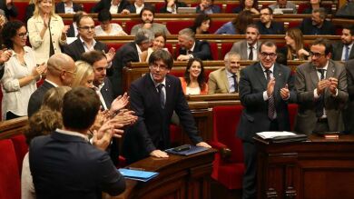 El Parlament renueva su confianza en Puigdemont con el apoyo de Junts pel Sí y la CUP