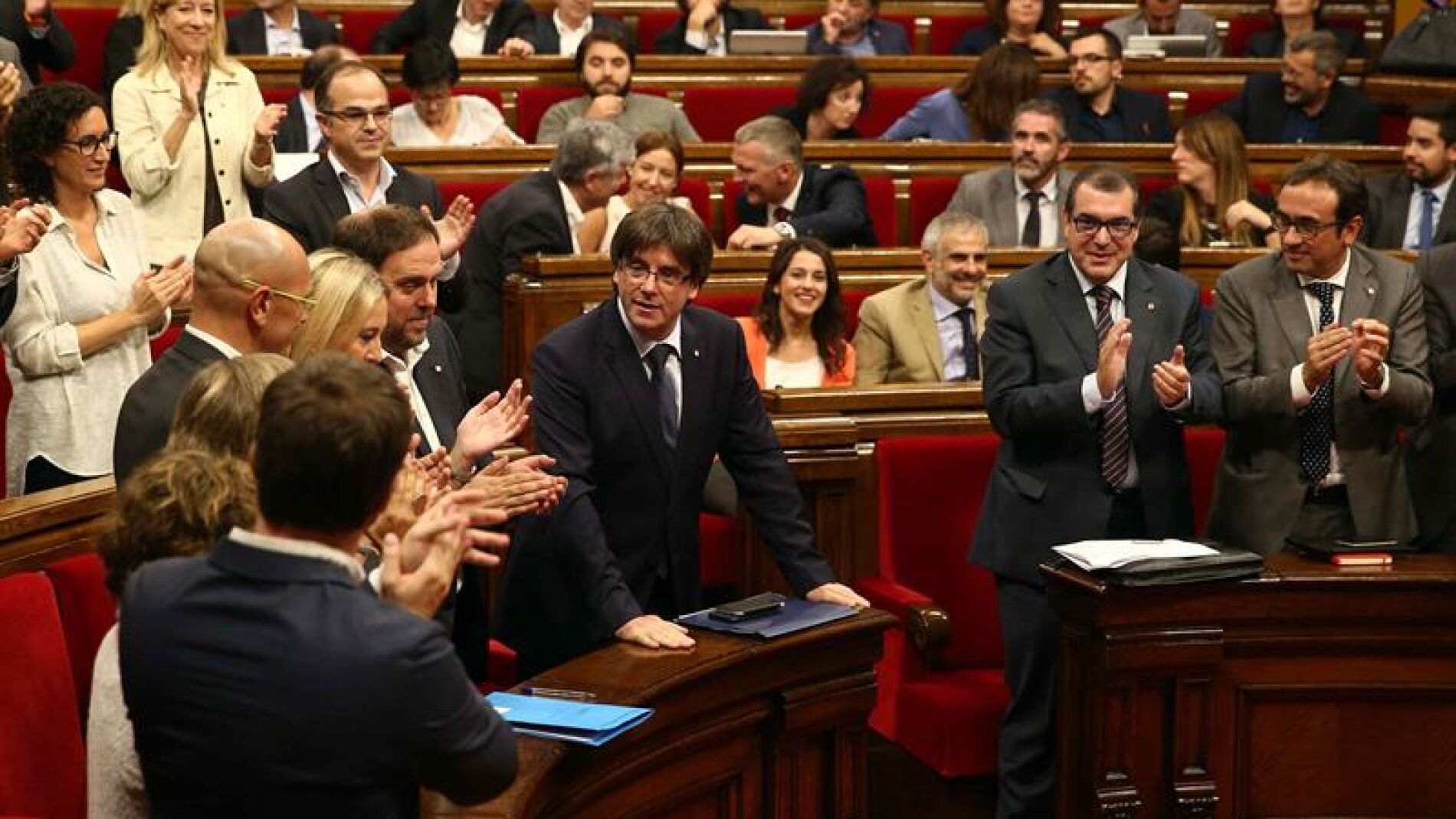 El presidente de la Generalitat, Carles Puigdemont