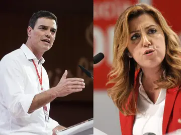 Pedro Sánchez y Susana Díaz Pedro Sánchez y Susana Díaz