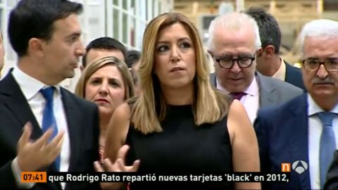 Frame 0.316426 de: Suasa D&iacute;az centra las miradas tras su paso adelante y las reuniones del PSOE andaluz previstas esta tarde