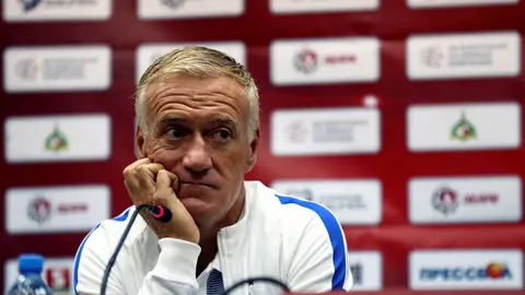 Deschamps, en rueda de prensa Deschamps, en rueda de prensa
