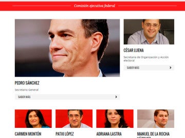 Página web del PSOE