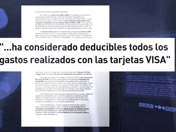 Frame 27.852615 de: Antena 3 ha accedido a documentos con la estrategia de la defensa de "algunos acusados" de las tarjetas opacas Frame 27.852615 de: Antena 3 ha accedido a documentos con la estrategia de la defensa de "algunos acusados" de las tarjetas opacas