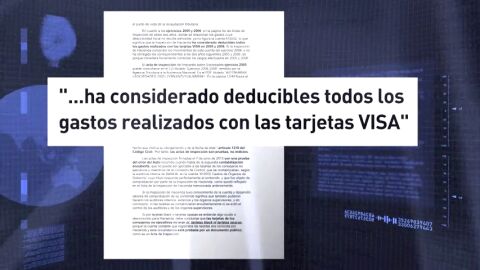 Frame 27.852615 de: Antena 3 ha accedido a documentos con la estrategia de la defensa de "algunos acusados" de las tarjetas opacas