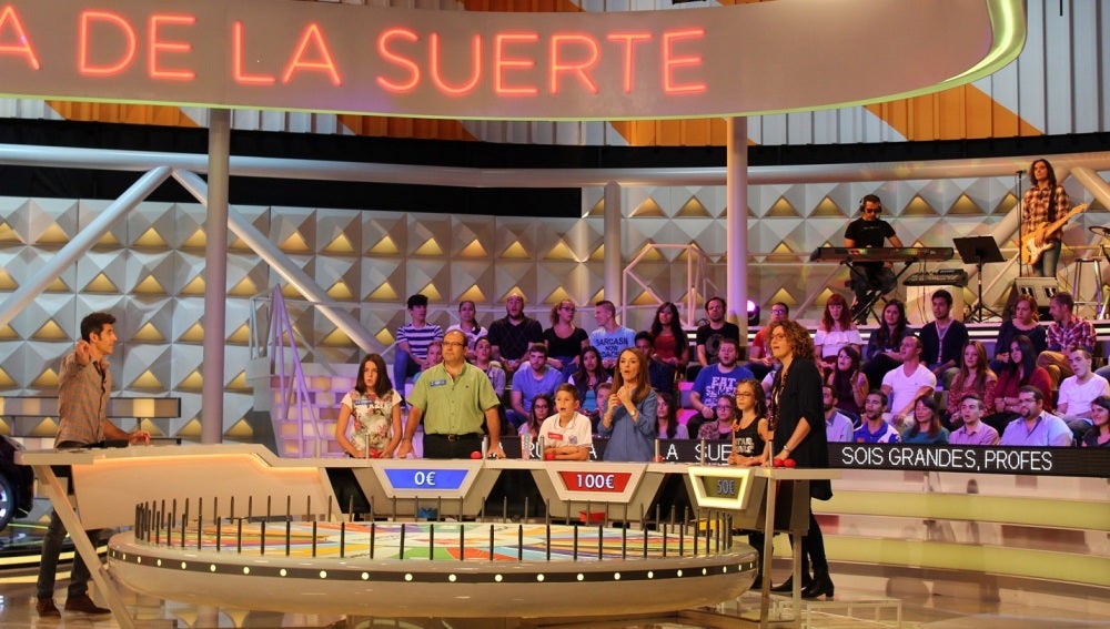 Grandes profes en la Ruleta de la Suerte