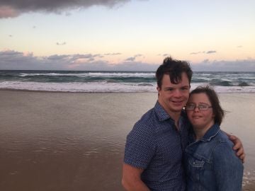 La pareja australiana con síndrome de Down