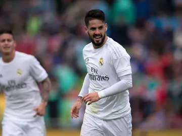 Isco Alarcón celebra un gol con el Real Madrid Isco Alarcón celebra un gol con el Real Madrid