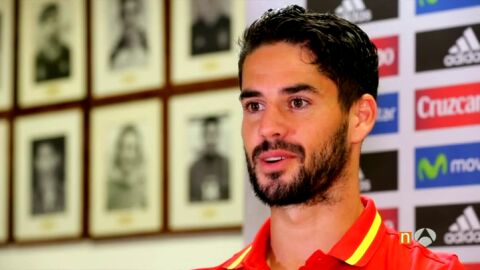 Isco, durante una entrevista