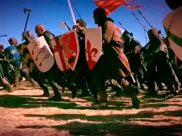 Batalla en 'La Catedral del Mar' Batalla en 'La Catedral del Mar'