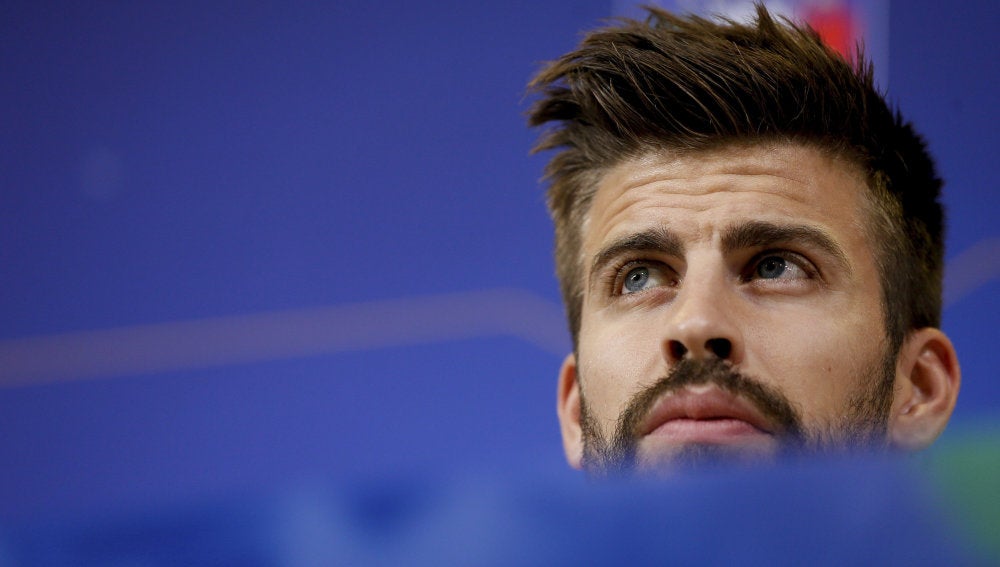 Gerard Piqué, en rueda de prensa