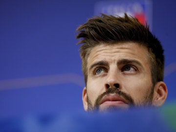 Gerard Piqué, en rueda de prensa