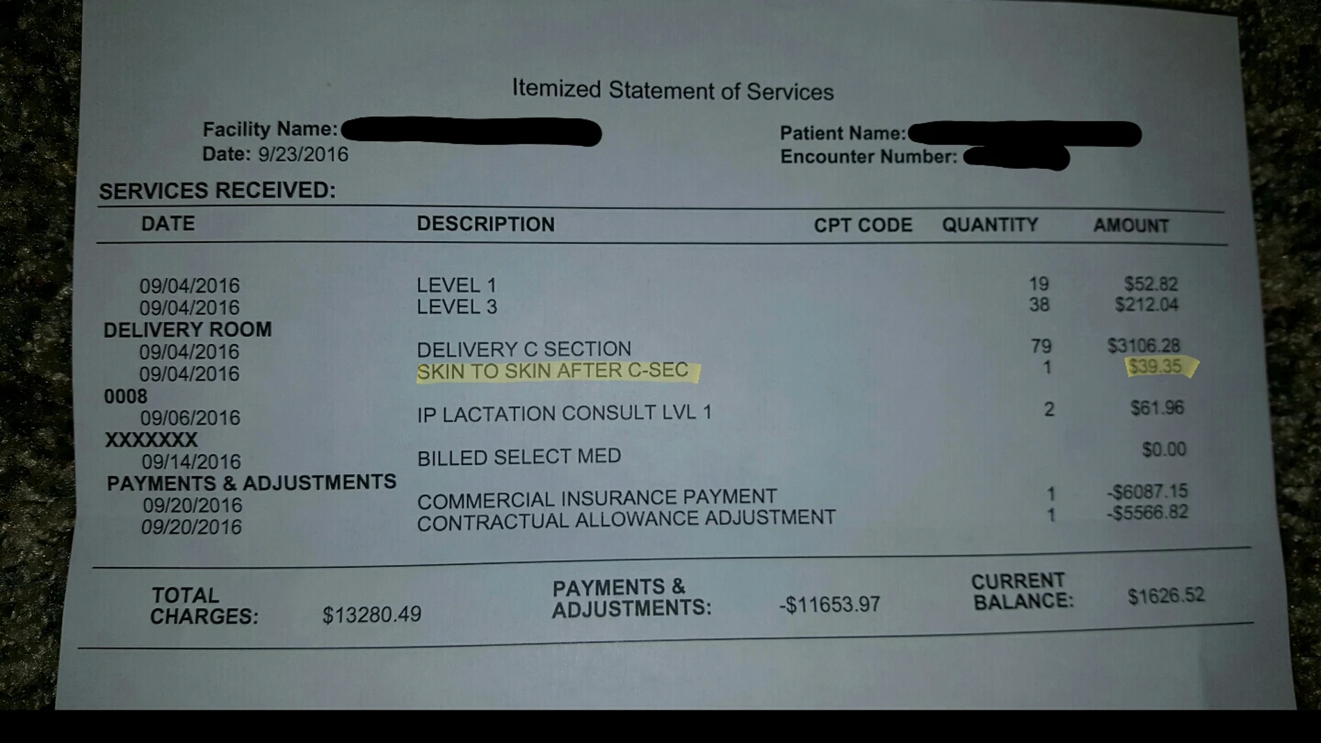 Factura publicada en reddit Factura publicada en reddit