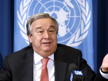 El portugués Antonio Guterres en una imagen de archivo El portugués Antonio Guterres en una imagen de archivo