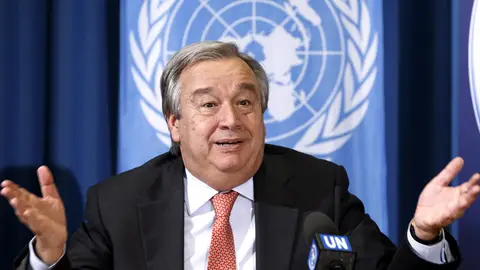 El portugués Antonio Guterres en una imagen de archivo El portugués Antonio Guterres en una imagen de archivo